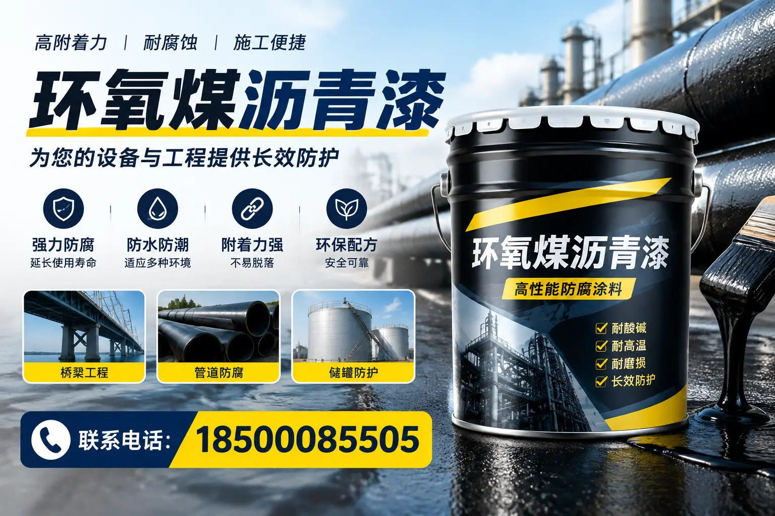环氧煤沥青漆与其他涂料的对比分析,助力日照企业决策