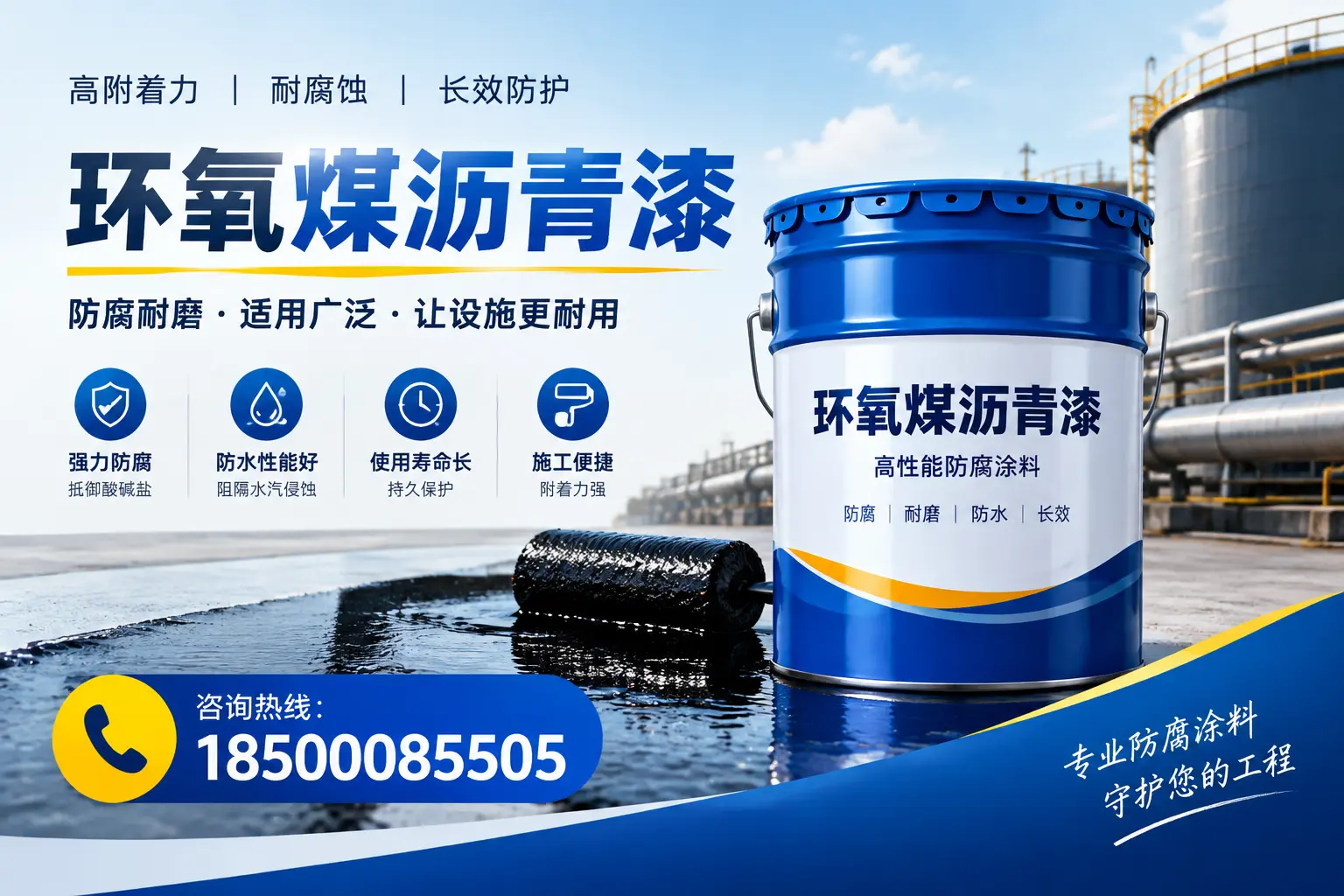 环氧煤沥青漆与其他涂料的对比分析,助力日照企业决策